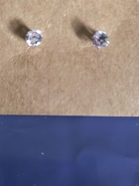 Classic Clear Crystal Stud Earrings - Women Jewelry